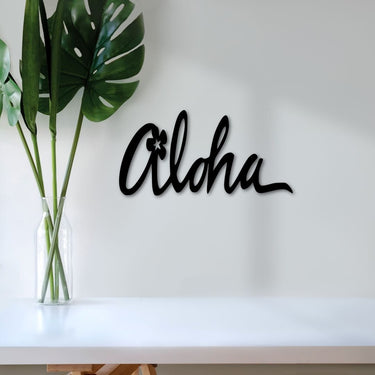 Aloha Metal Sign